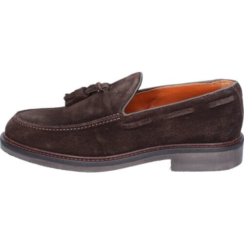 ZENITH men loafers suede leather Brown