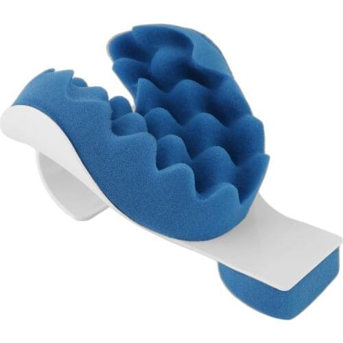 Neck Support Tension Reliever Neck Shoulder Relaxer Blue Sponge Releases Muscle Tension Relieves Tightness Soreness Theraputic