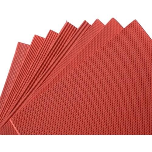 10pcs/lot 20*30cm Pvc Red Color Sheet For Architecture Model Building Kits Toy Ho Train Layout
