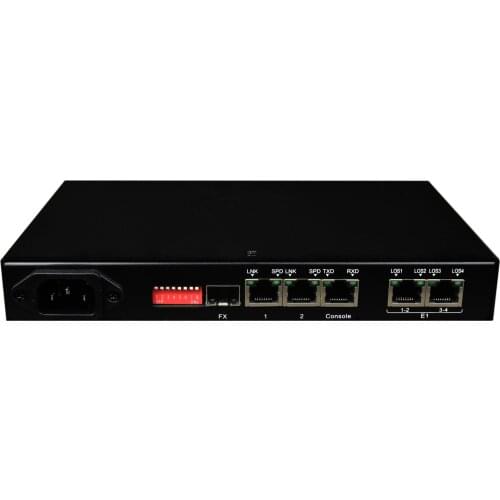 4*E1 over Ethernet(IP) DeskTop Type Circuit simulation gateway