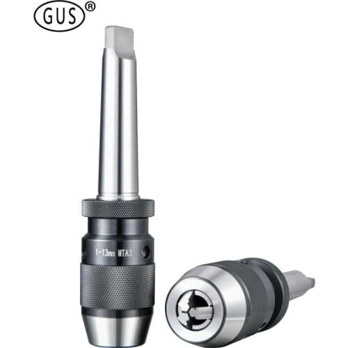 MT2 MT3 Drill Chuck 1-13mm 1-16mm Drill Chuck Arbor APU13 APU16 Self Tighten Keyless Light One-piece drill chuck for lathe