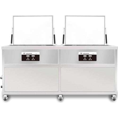 61L Time Power Set Ultrasonic Cleaner Two Tanks Filter Dry Tool Engine Hardware Parts Ultrason Cleaner Industrial Degreaser
