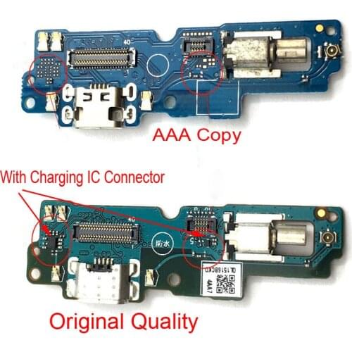 For ASUS Zenfone 4 Max Pro ZC554KL USB Charging Dock Port Micro Charger Connector PCB Board Flex Cable Vibrator