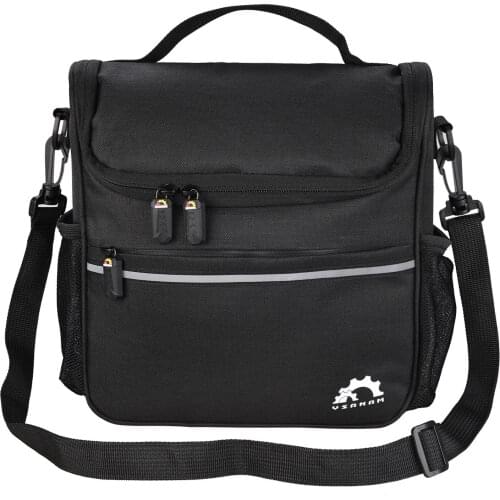 Waterproof Bike Handlebar Bag Cooler Bag Front Bags Mountain Road Bicycle Cycling Handlebar Basket Bag Pannier Shoulder Bags