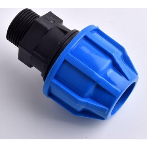 2-10Pcs Hi-quality PPR PVC PE Male Thread Direct Quick Connector Water Pipe Connectors Plastic Joint Agricultural Accessories