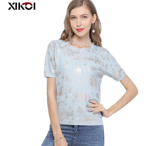 Женские футболки с принтом XIKOI China At AliExpress
