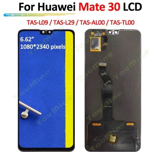 6.62'' For Huawei Mate 30 LCD Display Panel + Touch Screen Digitizer Assembly Display for Huawei Mate 30 TAS-L09 ,TAS-L29 LCD