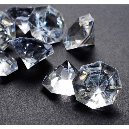 10pcs 20mm Diamond Table Centerpiece Scatter Wedding Bridal Shower birthday Bachelorette hen party Anniversary Decoration gift