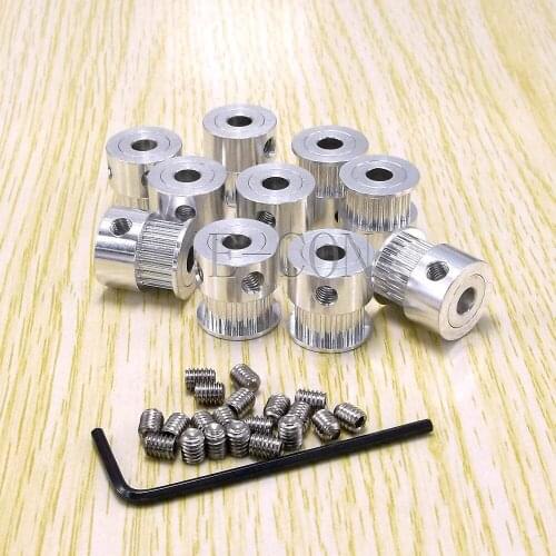 10pcs/pack Trapezoid 16teeth T2.5 Timing pulley Pitch 2.5mm width 6mm bore 5mm $19