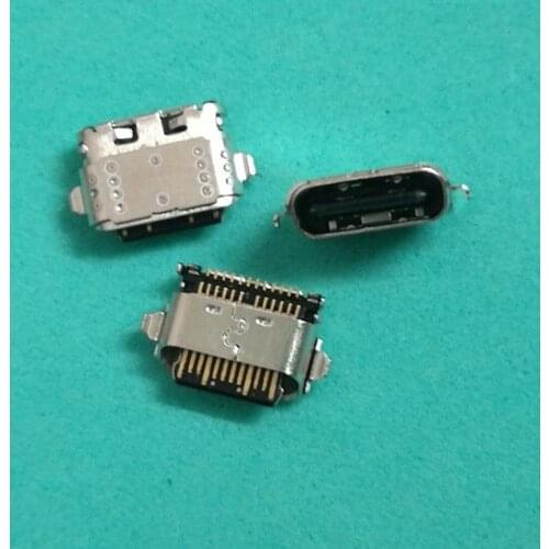 100PCS/Lot For Motorola for Moto G6 micro mini USB connector Jack socket charging port female power plug