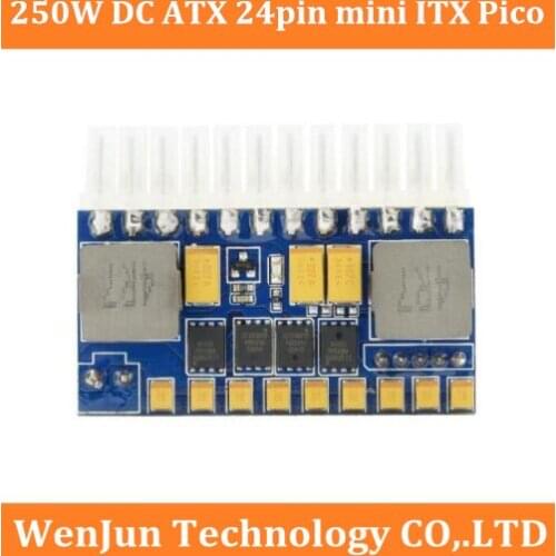 250W output DC 12V Input 24pin ATX Pico PSU DC-DC MINI ITX PC Power Supply For PC Computer server CPU 8pin IDE SATA 15pin