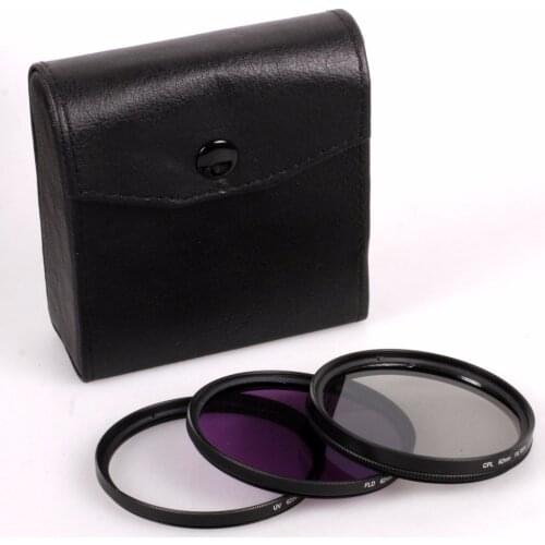 30MM 43MM UV+CPL+FLD 3 in 1 Lens Filter Set with Bag for Cannon for Nikon Sony Pentax Camera Lens