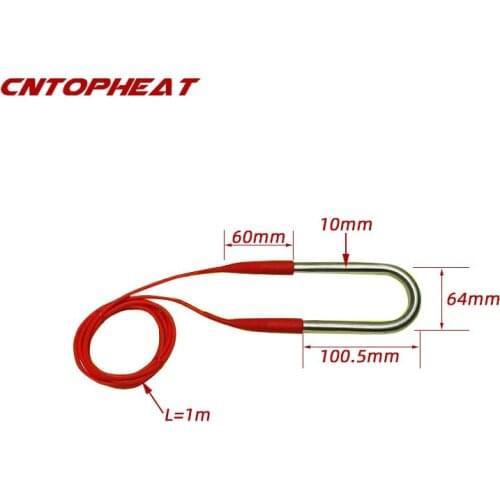 36v/48v DC Water Heating Element Stainless Steel U Type Immersion Heater With 1 Meter Wire