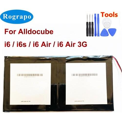 New 3.7V Li-Polymer Battery For Alldocube Cube i6 i6s i6 Air i6 Air 3G Tablet PC Accumulator + Free Tools