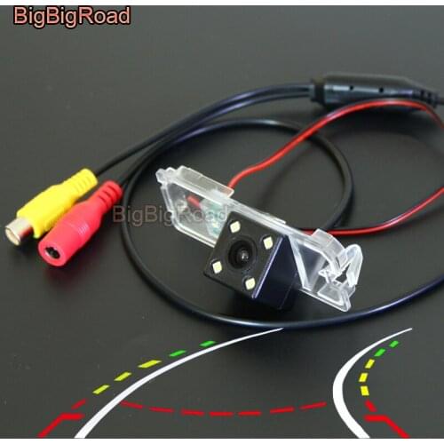 BigBigRoad For Seat Mii / Toledo 2006 2007 2008 2009 2010 -2014 2015 Car Intelligent Dynamic Trajectory Tracks Rear View Camera
