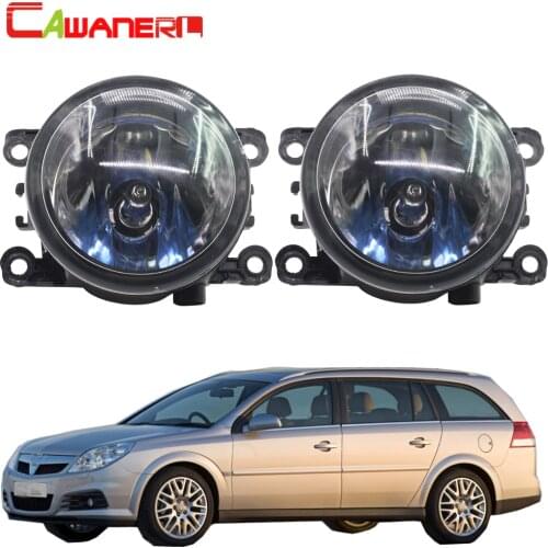 Cawanerl For Opel Vectra C 2002-2008 H11 100W Car Halogen Bulb Fog Light DRL Daytime Running Lamp 12V Light Accessories