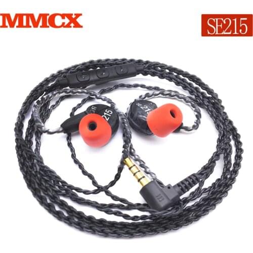 DIY SE215 HIFI Headset MMCX Upgrade Cable For Shure SE215 SE315 Earphones Headphone Cables Cord With Mic for iphone huawei xiami