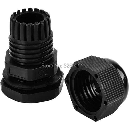 1PCS Cable Glands PG 48 Black White Waterproof Adjustable Nylon Connectors Joints With Gaskets 37-44mm For Electrical Appliances