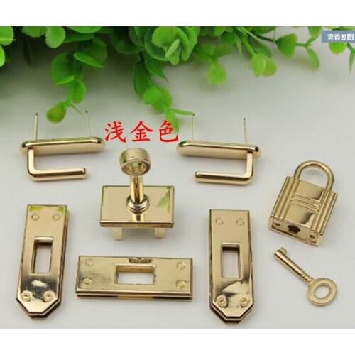 4 color Quality bag accessories womens handbag lockbutton horse bags lock bag hardware bag lock+Free shipping