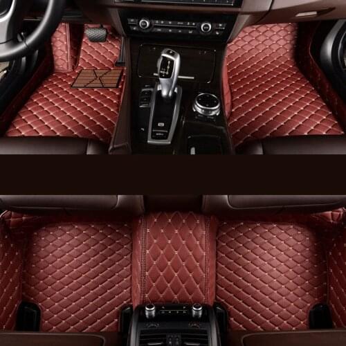Kalaisike Custom car floor mats for Fiat All Models 500 Bravo Freemont car styling car accessories