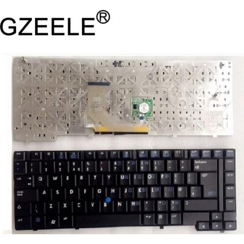 GZEELE New UK keyboard for HP COMPAQ NC6400 6400 UK LAYOUT Laptop Keyboard Black QWERTY