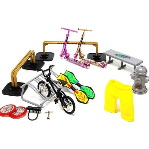 Kids Mini Scooter/Fingerboard Set for Boys/Girls Birthday Gifts for Kids 6-8 Creative Relieve Boredom Game