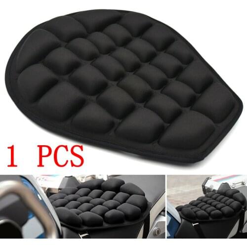 1Pcs Motorcycle 3D Seat Pad Comfort Gel Cushion Universal Motorbike Pillow Cover