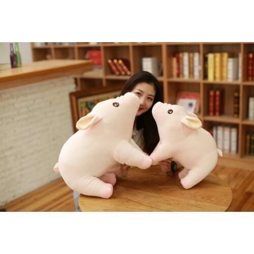 New 25/40/55cm plush very cute simulation pig Favorite Pillow soft Baby soothing doll good quality christmas festival gift lover