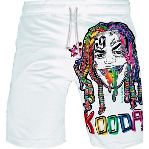 2021 New Hot Sale 6IX9INE Summer Mens Fashion casual Beach Shorts Women / Fashion Shorts Sport Pants Under Beach Shorts