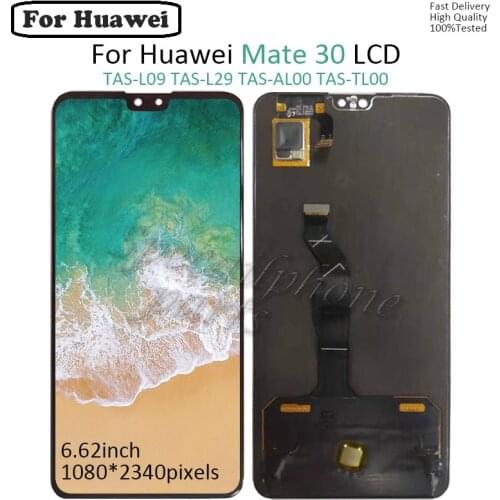 Original For Huawei Mate 30 LCD Display Touch Panel Screen Digitizer for Huawei mate30 TAS-L09 TAS-L29 TAS-AL00 TL00 pantalla