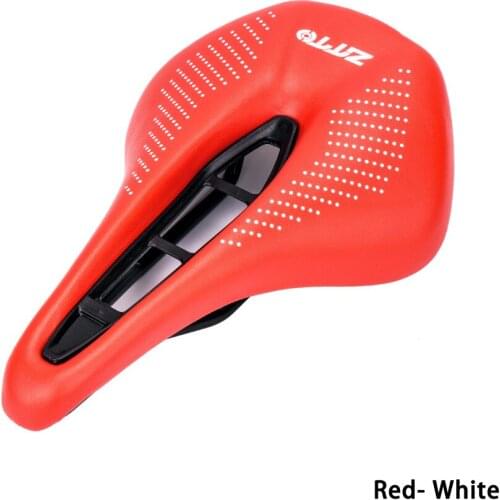 Road Bike Seat Cushion Mountain Bike Saddle Hollow Saddle Cushion Microfiber Leather Breathable Cushion Big Butt Saddle
