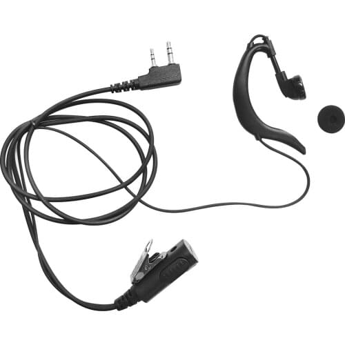 Walkie Talkie Headset Earpiece for G Shaped Compatible for Kenwood/Baofeng Two Way Radio