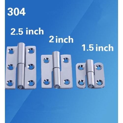 Stainless steel 304 Flag shape ,Detachable hinge , 1.5/2/2.5 inch , for Aluminum doors Bathroom door bathroom Removable hinge