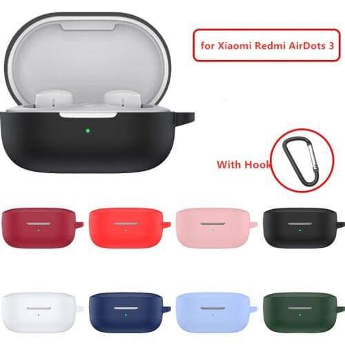 For Xiaomi Redmi Airdots3 Silicone Shell Protective Cover Earphone Case for Redmi AirDots 3 Wireless Bluetooth Earbuds Fundas