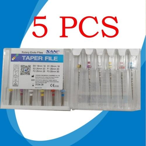 Dental Root Canal Instruments Rotary Endodontic File Sani Endo File Taper File Niti / Super Roots Endo File Engine Use SX-F3