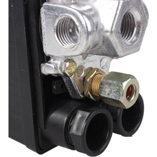 Heavy Duty Air Compressor Pressure Switch Control Valve 90-120PSI 1/4 Port