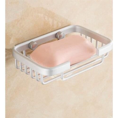 TENSKE Soap Box Household Aluminum Soap Holder Bathroom Bathroom Shelf Tray Dish Storage Holder Storage Plat Dry Cleaning #45