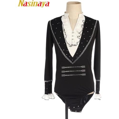 Nasinaya Boys Man Figure Skating Performance Clothing Customized Competition Ice Skating Leotard Kids Patinaje Gymnastics 24