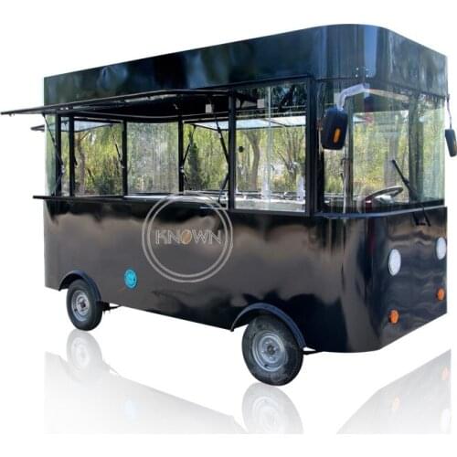 Street Outdoor Fast Food Cart Popular Hot Dog Vending Trailer Ice Cream Electric Mobile Truck in USA