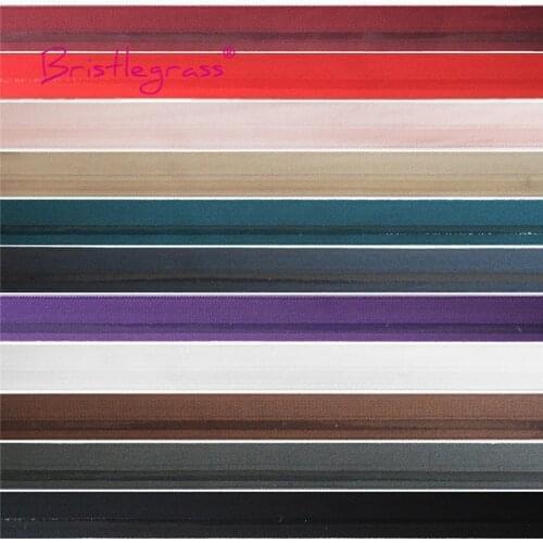 BRISTLEGRASS Wholesale 50 Yard 5/8" 15mm Silicone Print Gripper Foldover Elastic FOE Spandex Band Hair Tie Dress DIY Sewing Trim