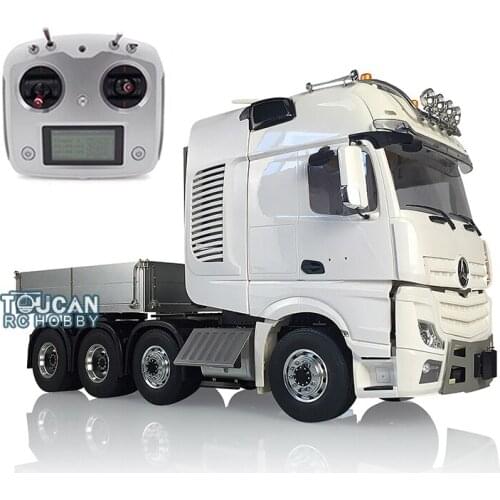 1/14 LESU RC Truck Hopper Metal Chassis Motor Tractor For DIY Benz Actros Cabin THZH0706
