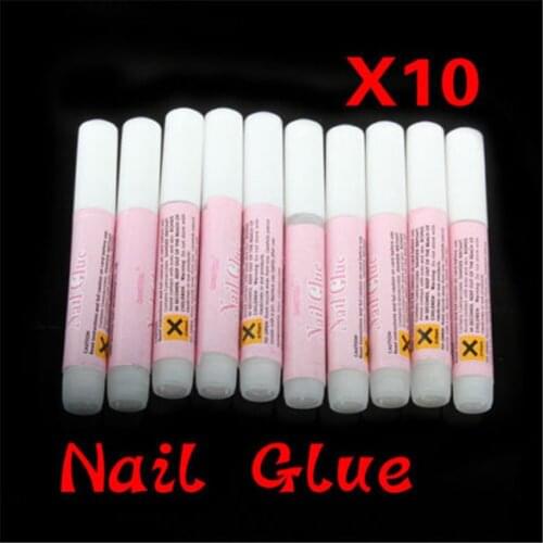 10PCS 2g Mini ProfessionaL Beauty Nail False Art Decoration Tips Acrylic Glue Beauty Mini Glue Rhinestones user