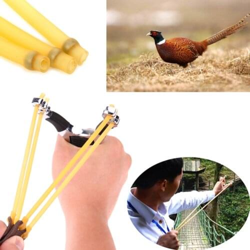 6 Pcs/lot Slingshot Elastic Rubber Band for Slingshot Hunting Catapult Outdoor Hunting Camping Equipment
