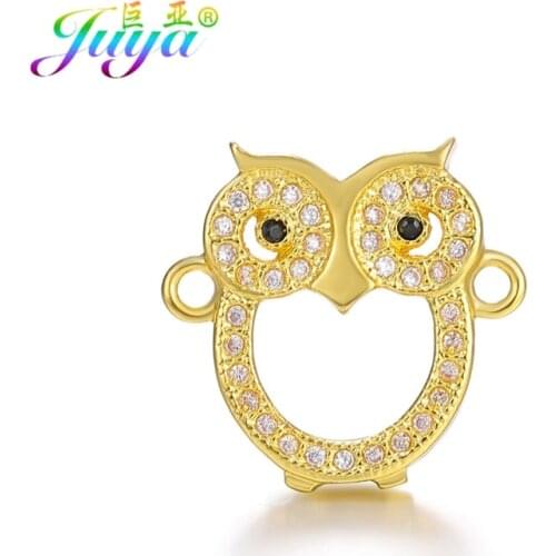 DIY Accessories Supplies Ali Moda Micro Pave Zircon Charms Heart Connectors For Women Earrings Necklace Bracelets Jewelry Making