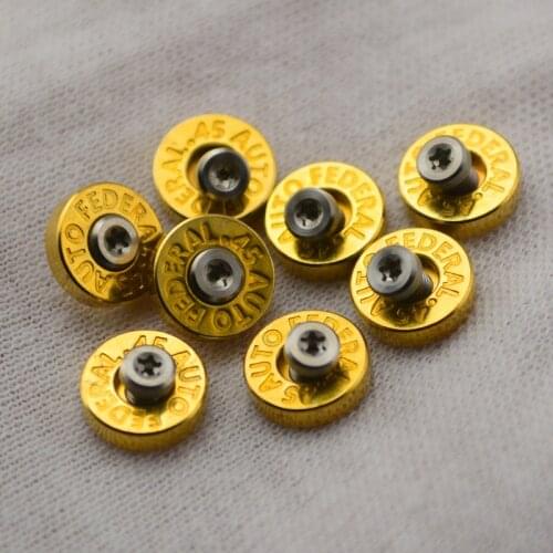 Knife diy accessories Decorative appearance h62 brass washer+ M2.5 screw