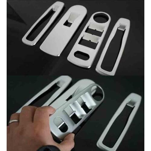 DNHFC Matte ABS Windows nt decoration sequins For Renault Clio IV 2013-2015 5door Hatchback