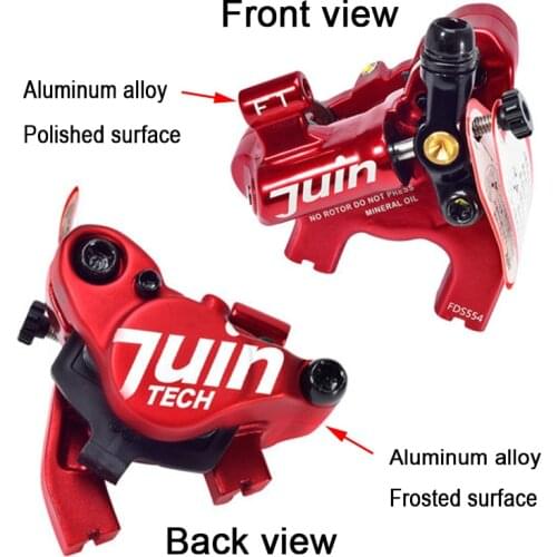 Hybrid Hydraulic Flat-Mounted Disc Brake Calipers 160mm Rotor Road Electric Bicycle Off-Road Motorcycle For SRAM Shimano