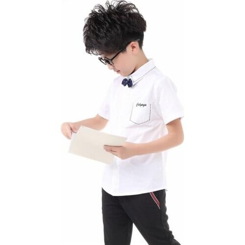 GZLEADER Boys' Short Sleeve Shirts