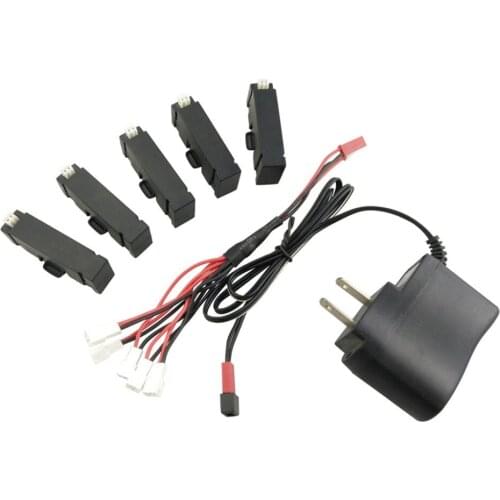 H37 mini H37mini helicopter spare parts UAV With 5PCS 3.7v 400mah lithium battery + US regulation charger + conversion line