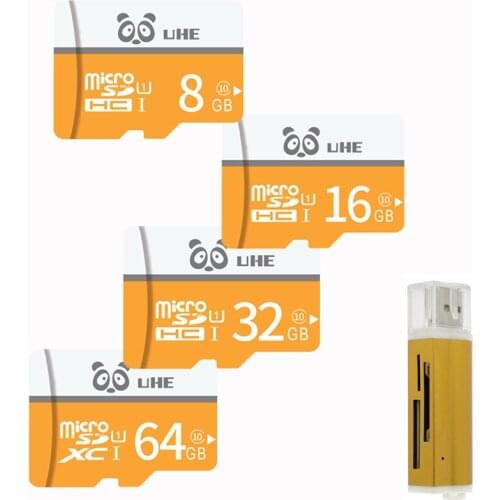 Micro SD 32GB memory card 64G cartao de memoria 16GB 8GB 4GB flash microsd tf carte with card reader mini gifts